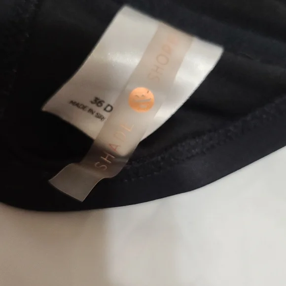 Black Shade & Shore bikini top 36d - Picture 3 of 3